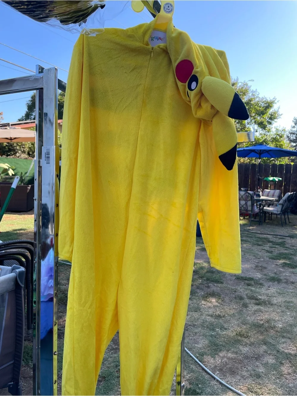 Picakchu Costume Kids Size 5-6